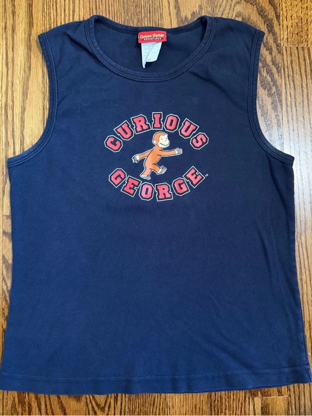 Curious George Adventures Vintage Black Tank Size Large